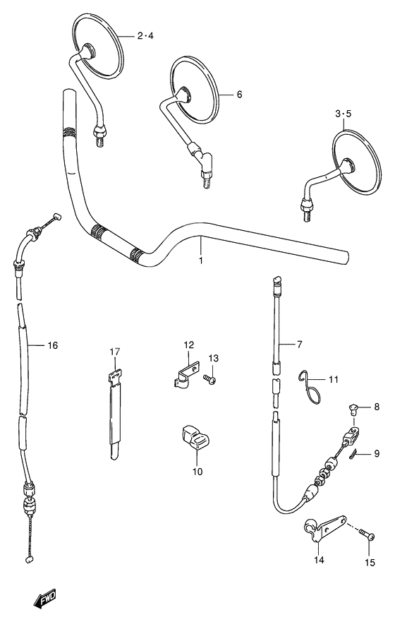 Handlebar              

                  Model t/w/x