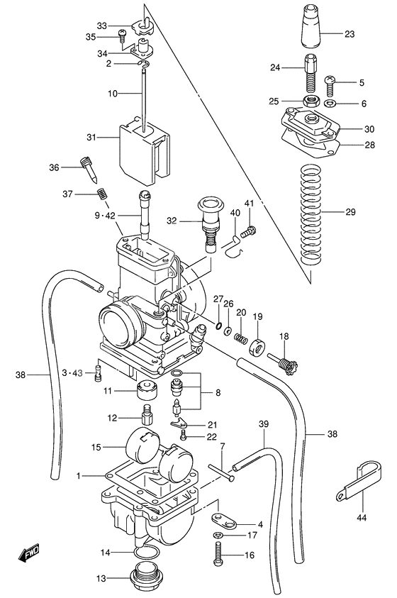 Carburetor assy