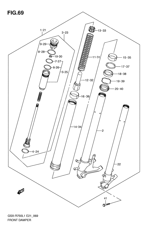 Front damper