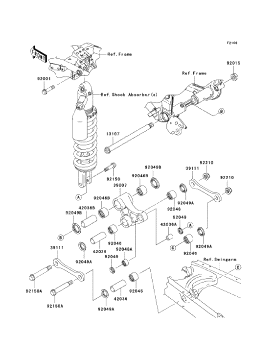 Rear suspension