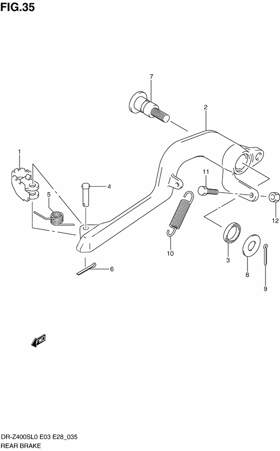 Front brake caliper