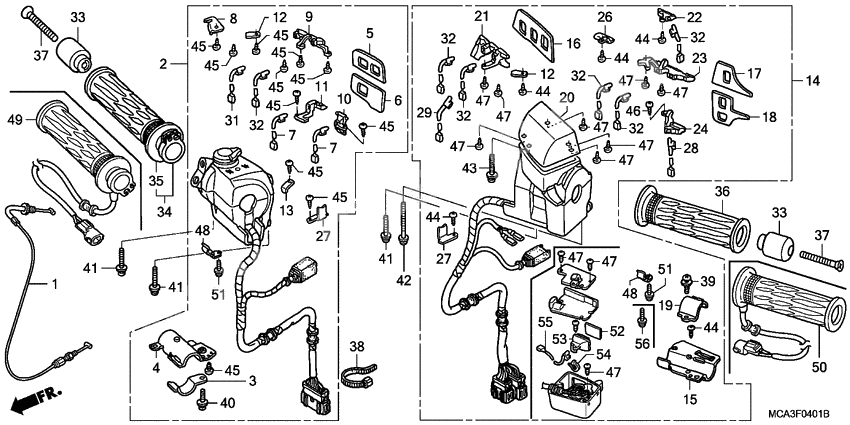 Handle switch              

                  GL1800A4/A 5)(GL18006/7/8