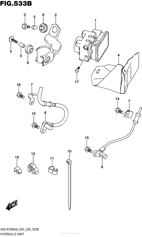 Hydraulic Unit (Gsx-R1000Al6 E33)