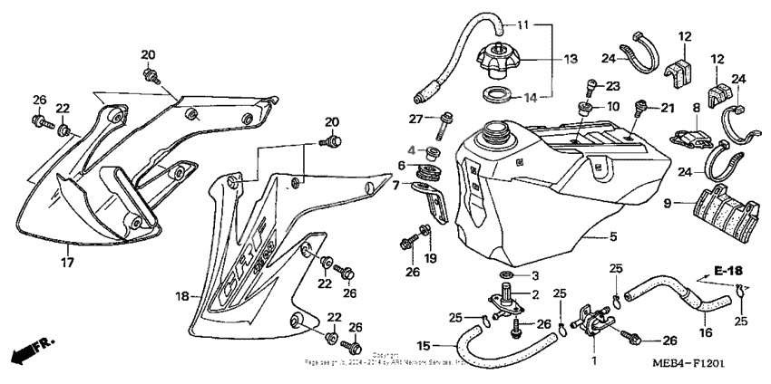 Fuel tank ('05-)