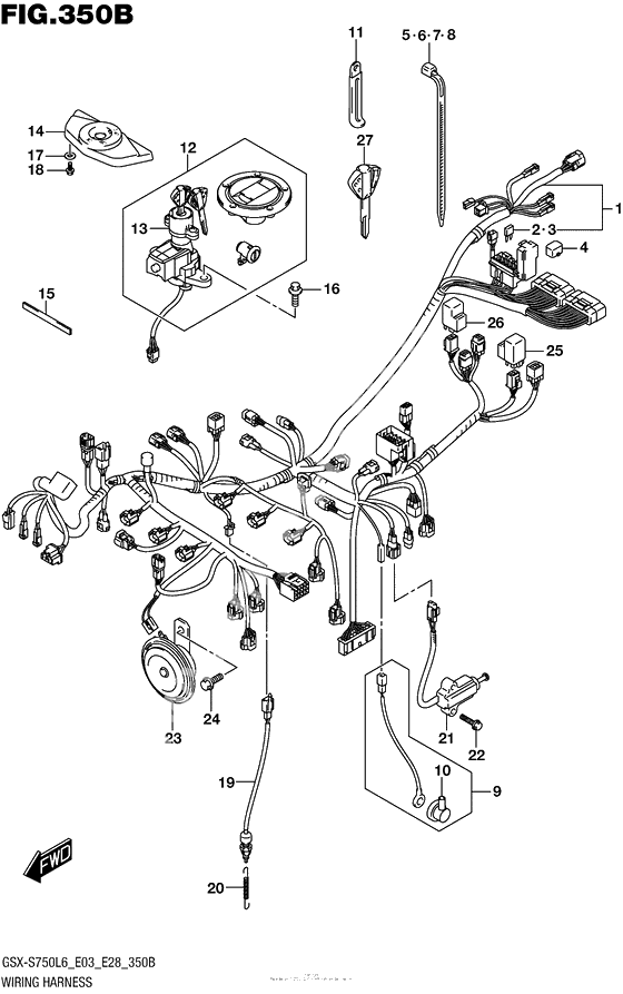 Wiring Harness (Gsx-S750Al6 E28)