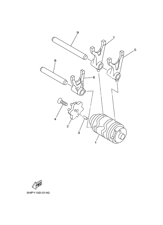 Копирный вал & Вилки