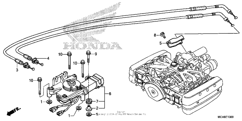 Reverse shift actuator