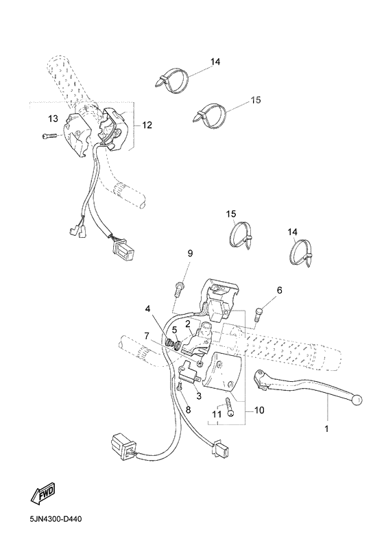 Handle switch & lever
