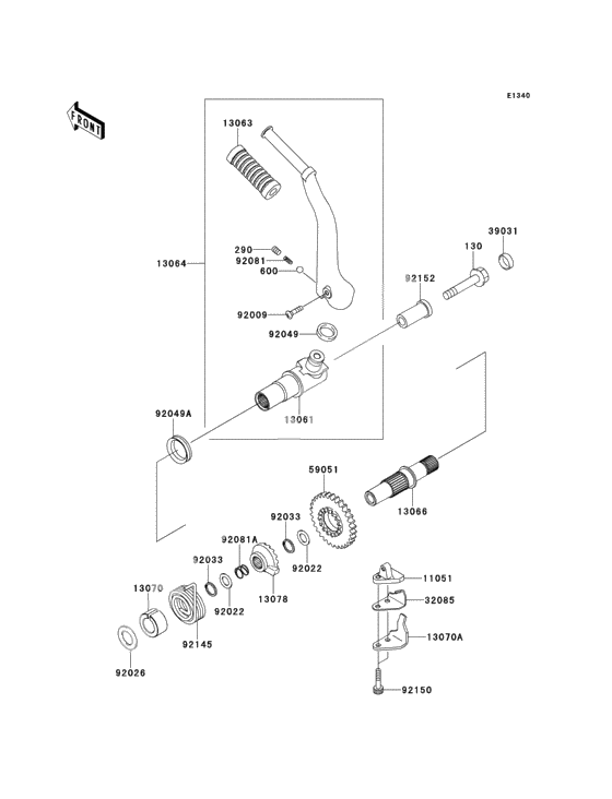 Kickstarter mechanism