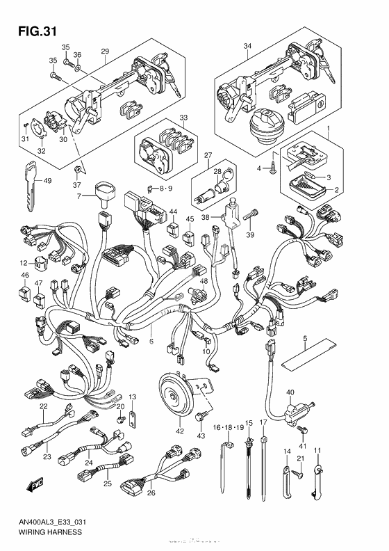 Wiring Harness (An400Al3 E33)