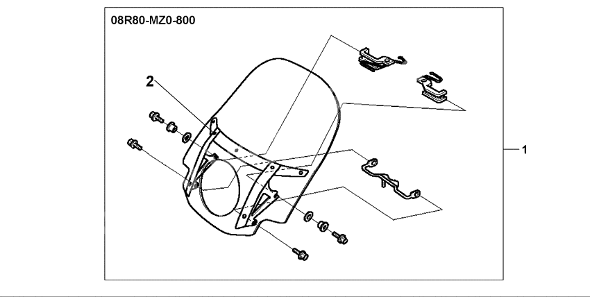 Windshield kit