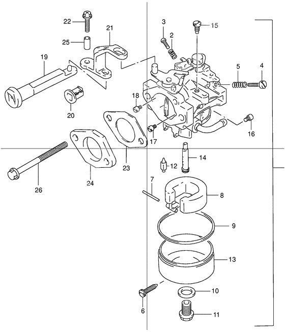 Carburetor assy