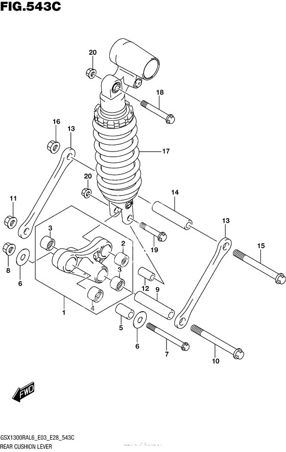 Рычаг прогрессии (Gsx1300Ral6 E33)