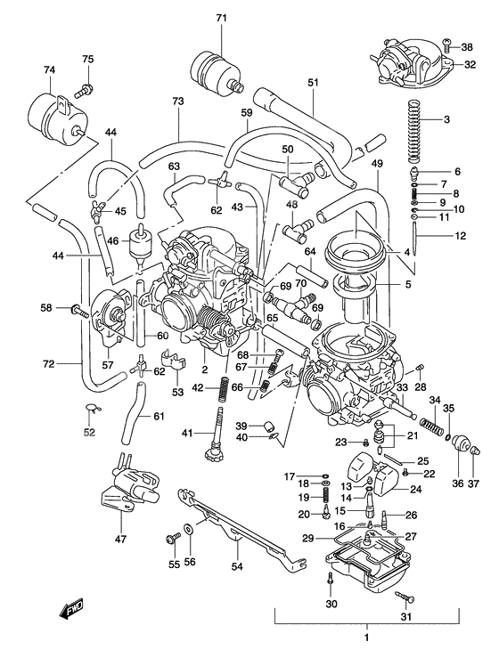 Carburetor assy              

                  Gs500hk3/huk3