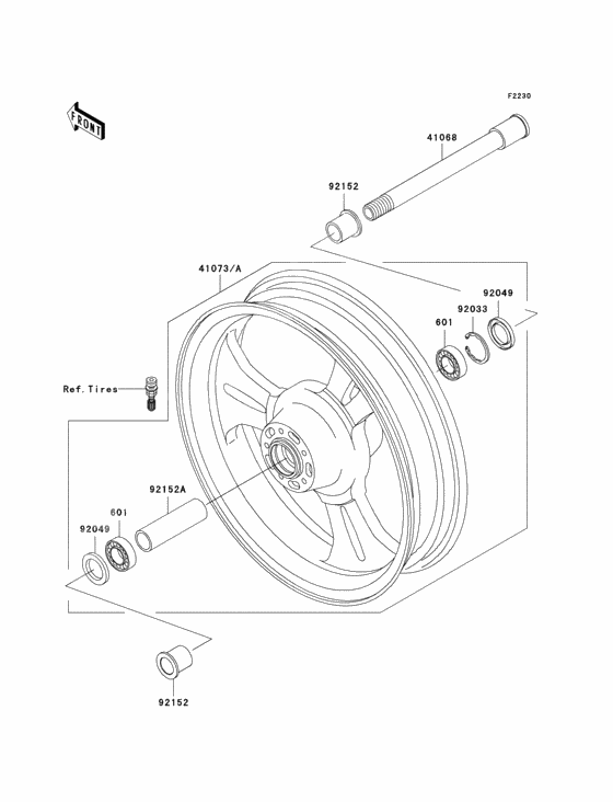 Front wheel