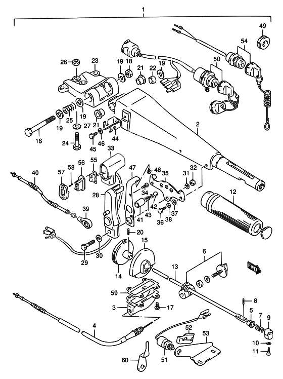 Opt:tiller handle