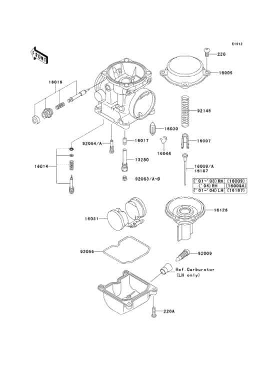 Carburetor parts