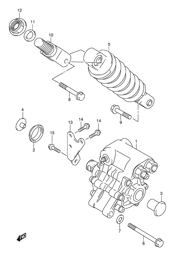 Rear damper