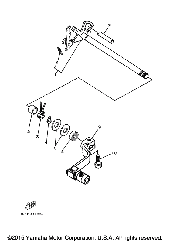 Вал переключения