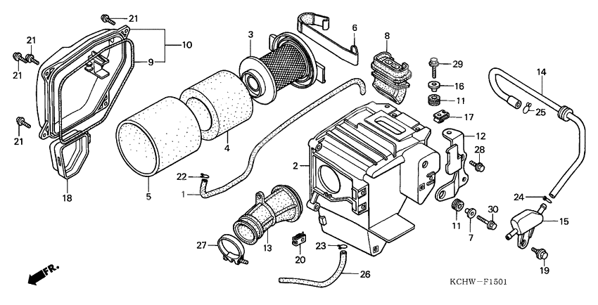 Air cleaner              

                  2