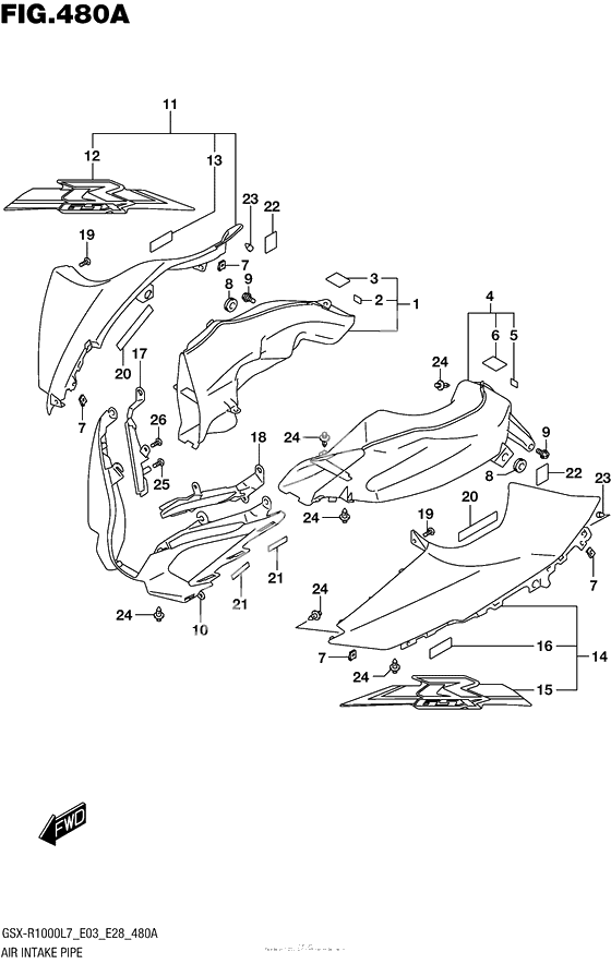 Air Intake Pipe (Ysf)