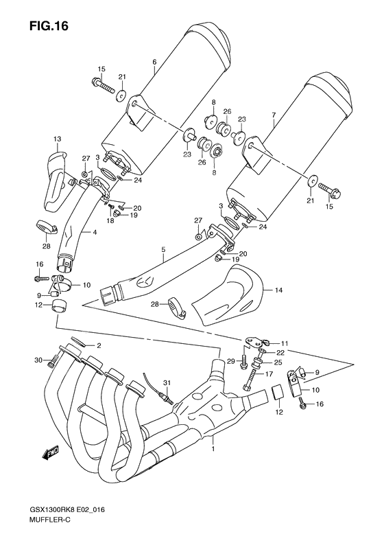 Muffler comp