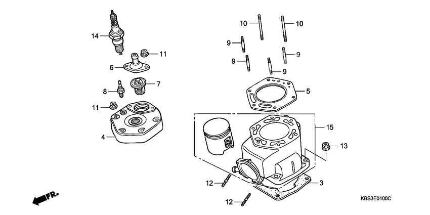Cylinder/cylinder head