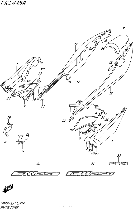 Боковые панели (Gw250L5 P33)