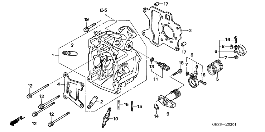 Cylinder head              

                  NPS505/6