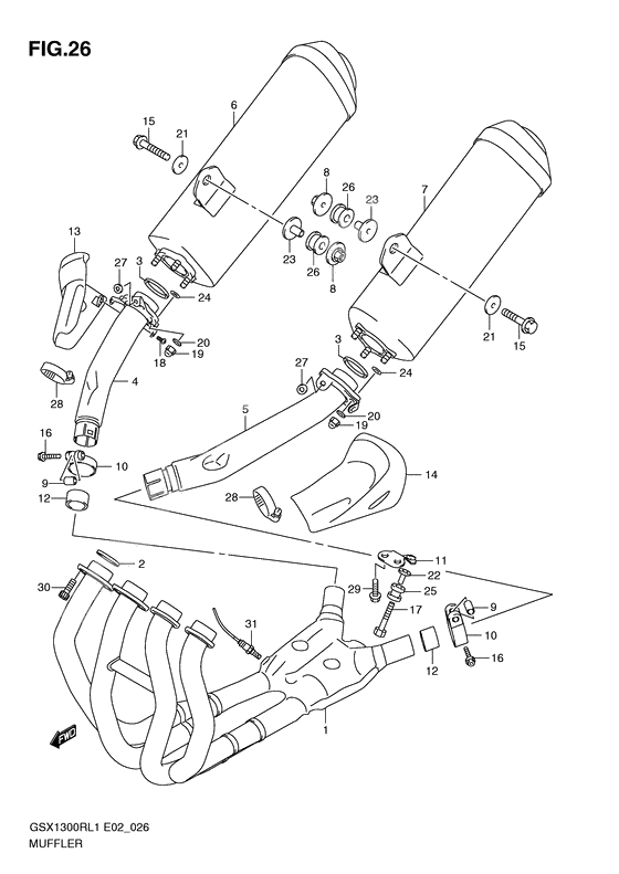 Muffler comp