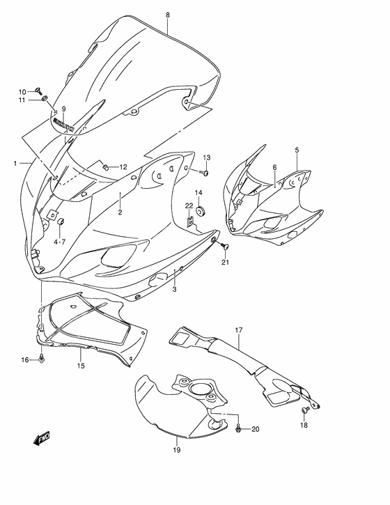 Cowling body              

                  Model k3