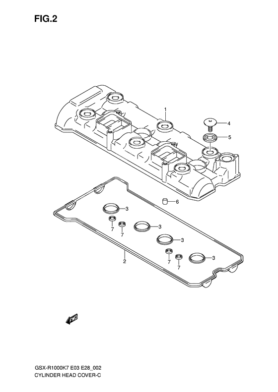 Cylinder head cover