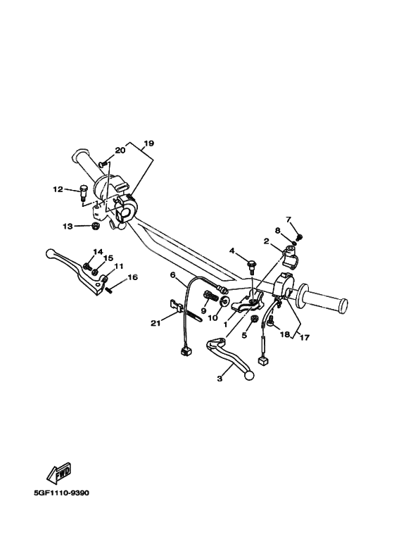 Interruptor manillar&palanc