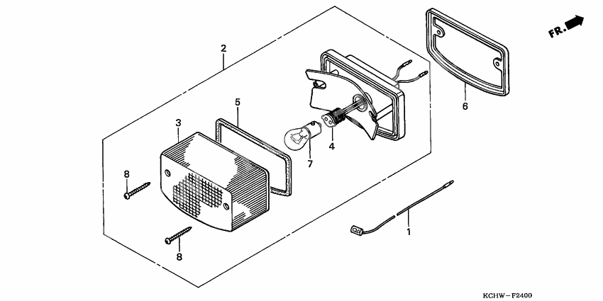 Taillight unit ass`y