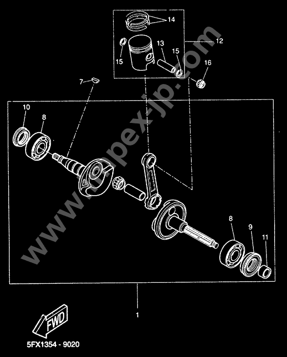 Crankshaft. piston