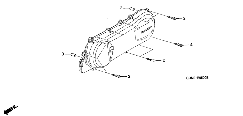 Left crankcase cover