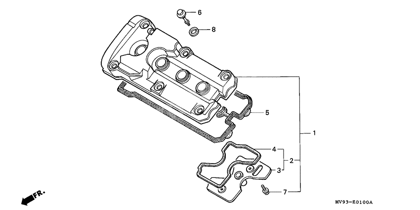 Cylinder head cover