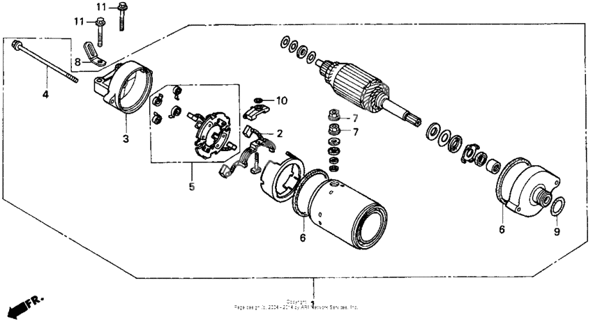 Starter motor