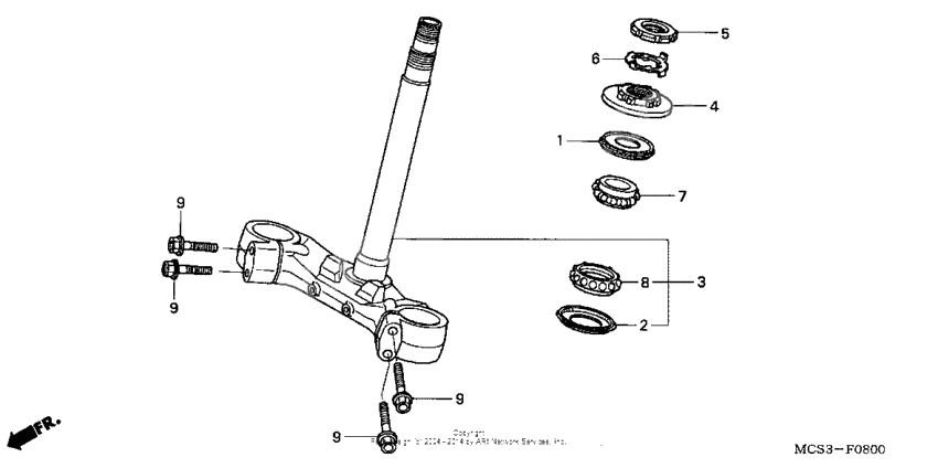 Steering stem