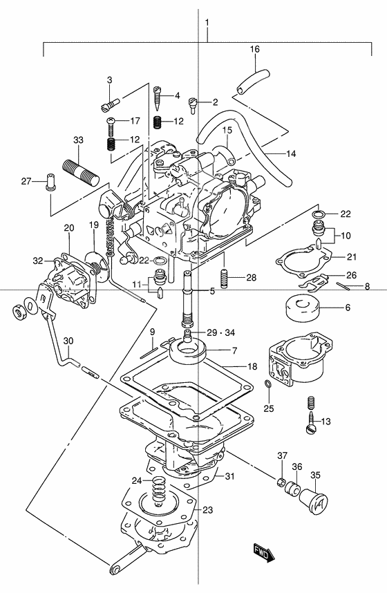 Carburetor assy