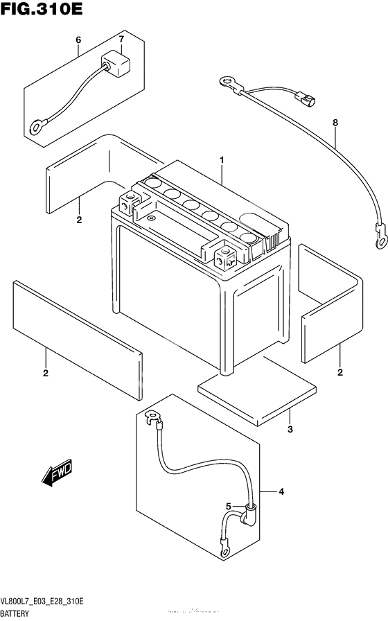 Аккумулятор (Vl800Tl7 E28)