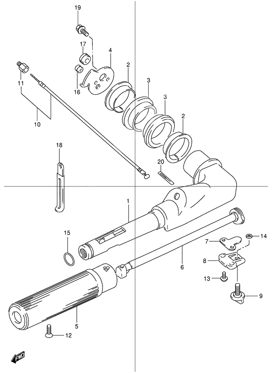 Tiller handle