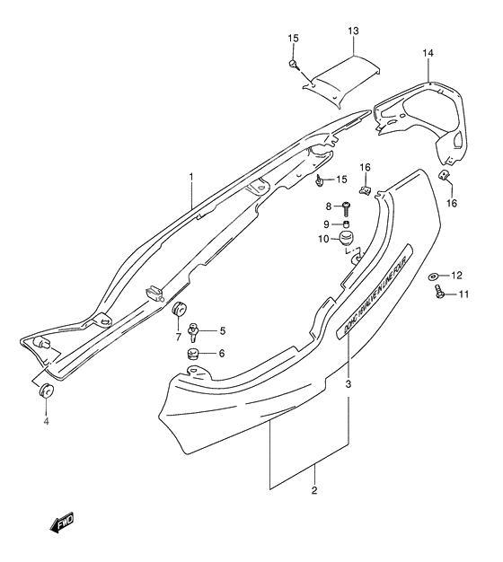 Frame cover              

                  Gsf1200sw/sx
