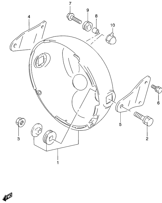 Headlamp housing