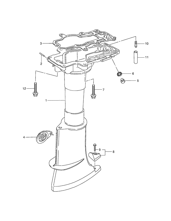 Drive shaft housing