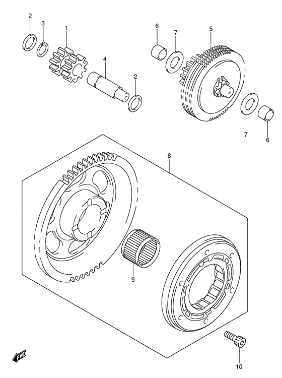 Starter clutch