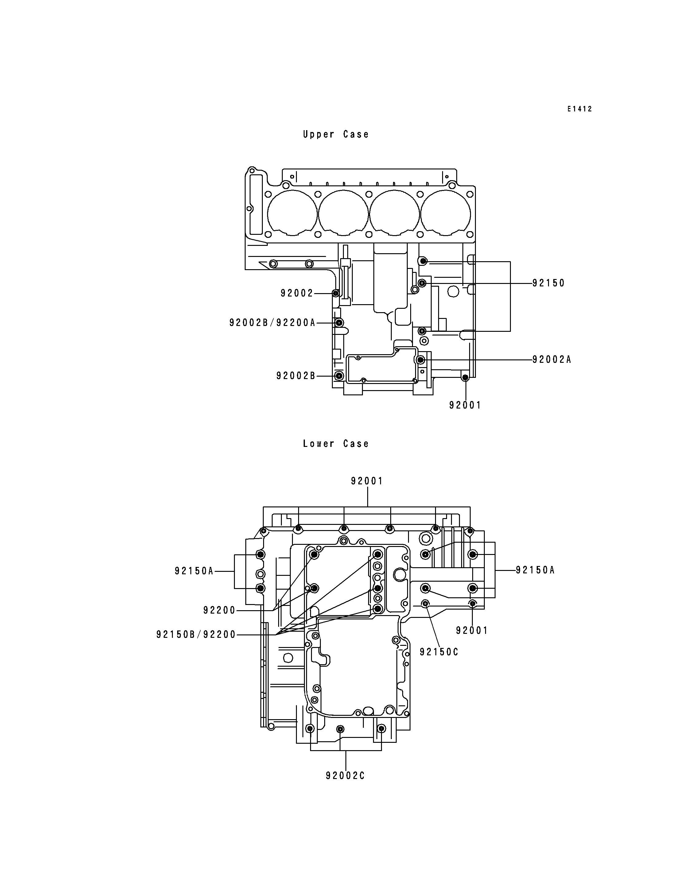 Crankcase Bolt Pattern