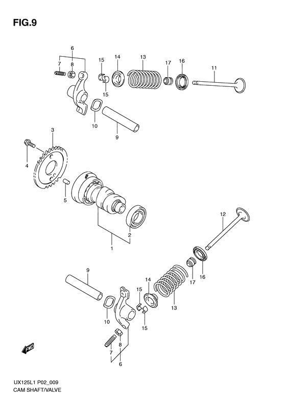 Camshaft/valve