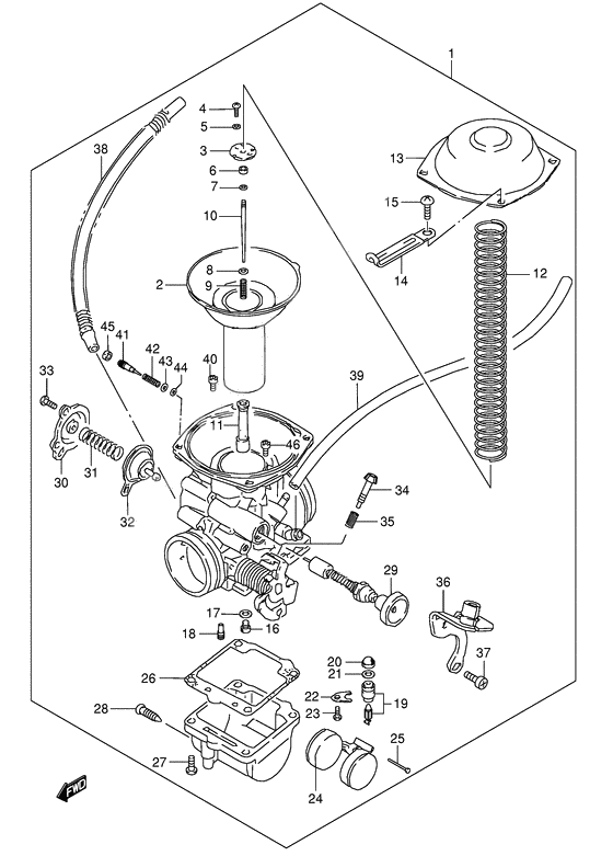 Carburetor assy