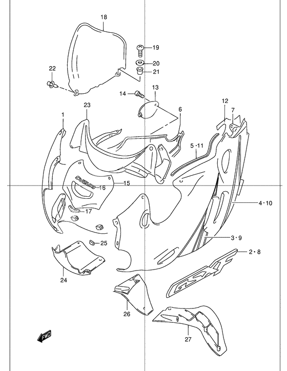 Cowling body              

                  Model k2